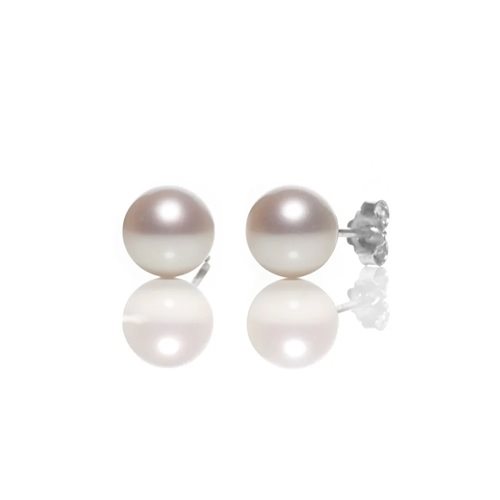 Orecchini Promesse Donna Famiglia in Oro bianco Perla ORFW4-45 - ORFW4-45